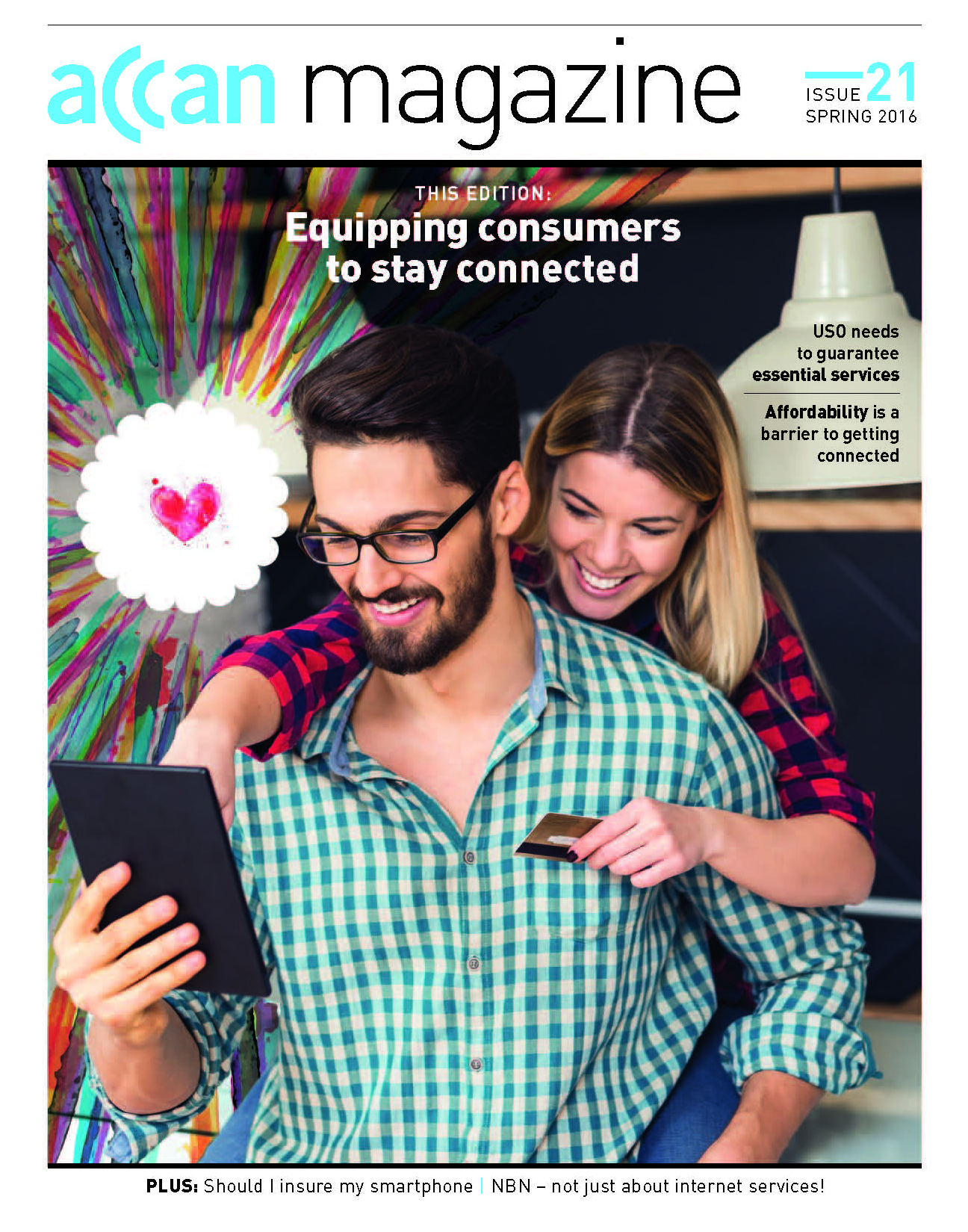 Equipping consumers to stay connected magazine cover